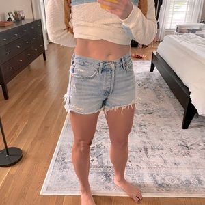 Agolde denim Parker shorts
